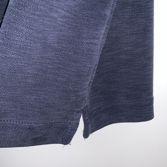 Men’s Croft & Barrow Navy Blue short sleeve Shirt EUC Large - Picture 5 of 11